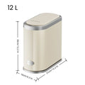 Smart bathroom trash can with sensors, suitable for smart home kitchens and bathrooms.